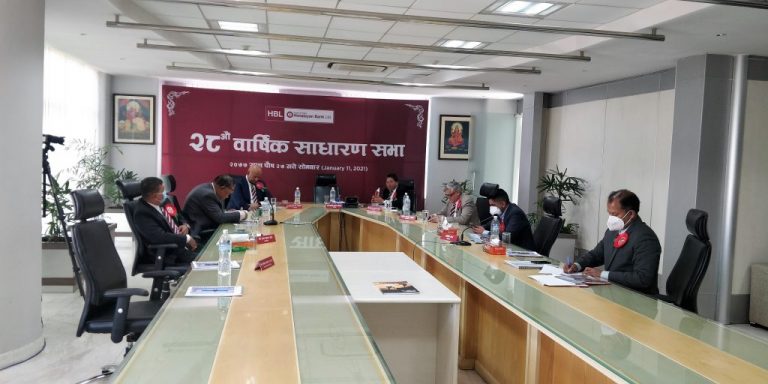हिमालयन बैंकको २८औं वार्षिक साधारणसभा सम्पन्न