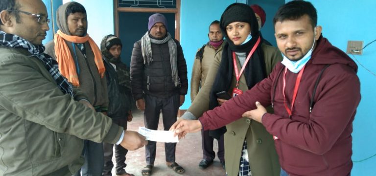 एन आई सी एशिया लघुवित्त वित्तीयले बीमा रकम हस्तान्तरण गरेको सम्बन्धमा