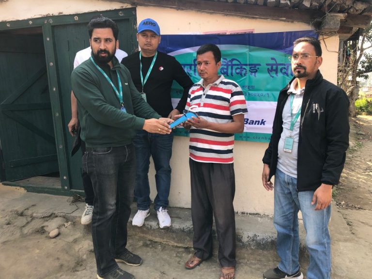 सिटिजन्स बैंक इन्टरनेसनलको शाखा रहित बैंकिङ्ग सेवा सुर्खेत जिल्लाको,तरङ्गामा