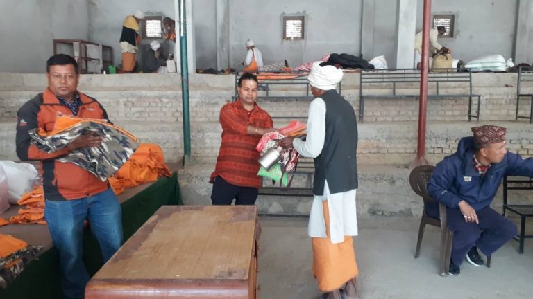 महाशिवरात्रीका लागि डोलेश्वरमा आएका साधुसन्तलाई बिदाई गरियो