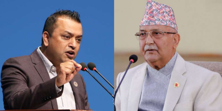केपी ओली स्वार्थ पूरा गर्न दिनमा पाँचपटक पशुपति पुग्न तयार छन्ः गगन थापा