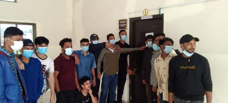 लुम्बिनी बौद्ध विश्वविद्यालयमा एमाले निकट अनेरास्ववियुद्वारा तालाबन्दी