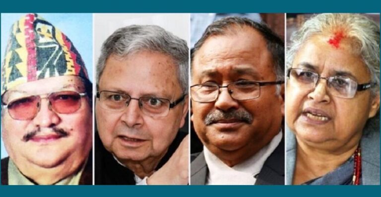 जबरालाई चार पूर्व प्रधान न्यायाधीशले भने- बहिर्गमनको बाटो रोज (विज्ञप्तिसहित)