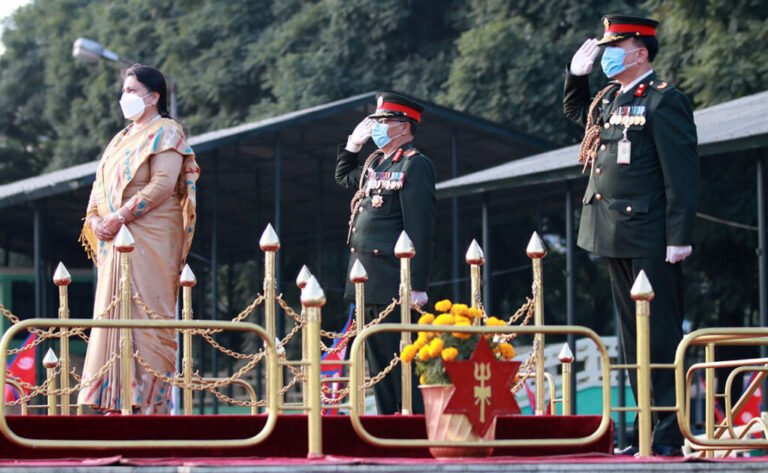 सैनिकमञ्च टुँडिखेलमा आज फूलपाती बढाइँ हुँदै