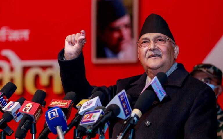 ओलीले पाँचदलीय गठबन्धनलाई पशुपतिको बाँदरसँग दाँजे