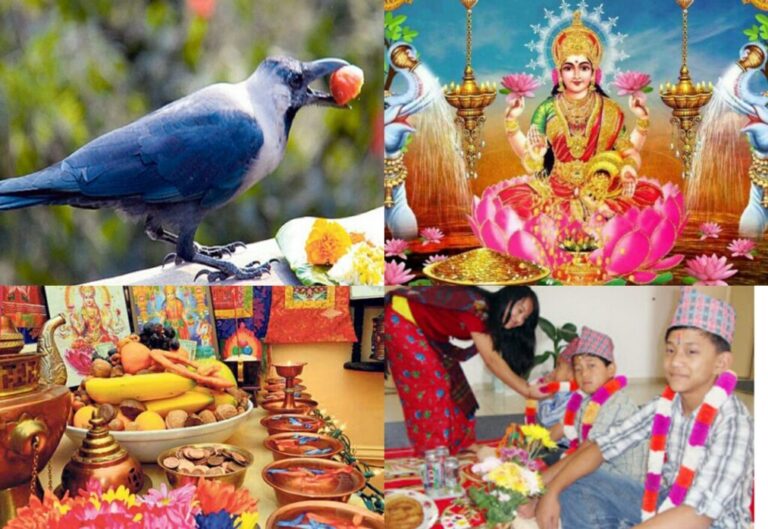यमपञ्चक आजदेखि सुरुः काग र कुकुर तिहार भने भाेलि मात्र