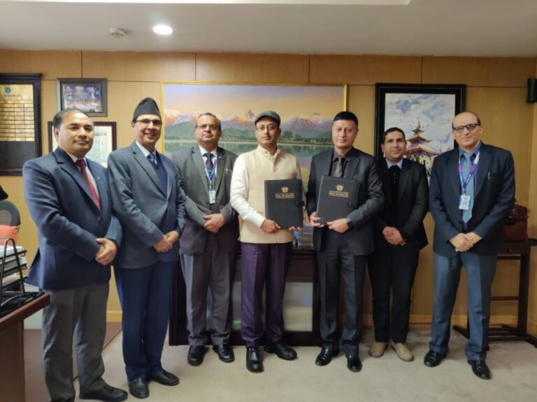 नेपाल एसबिआई बैंक र प्रोग्रेसिभ फाइनान्स लिमिटेडबीच सम्झौता