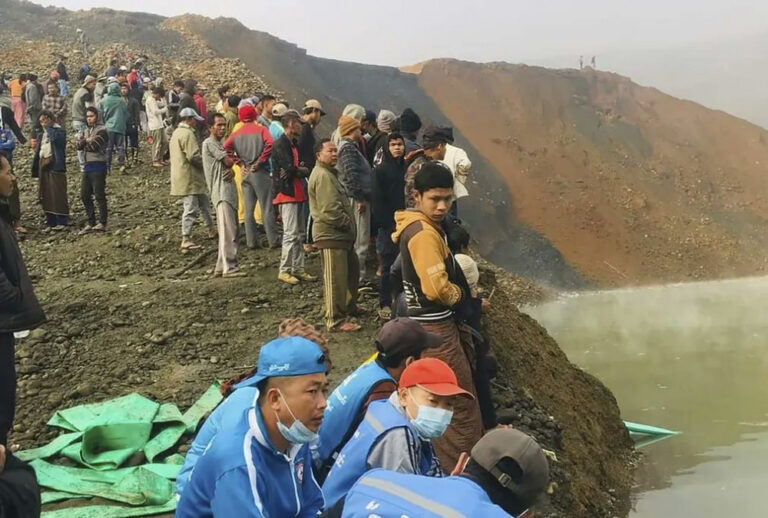 म्यान्मारको खानीमा बेपत्ताको संख्या सय पुग्यो