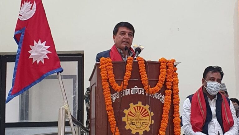 अस्थिर नीतिका कारण मुलुक औद्योगिक विकासतर्फ अगाडि बढ्न सकेनः वरिष्ठ उपाध्यक्ष ढकाल