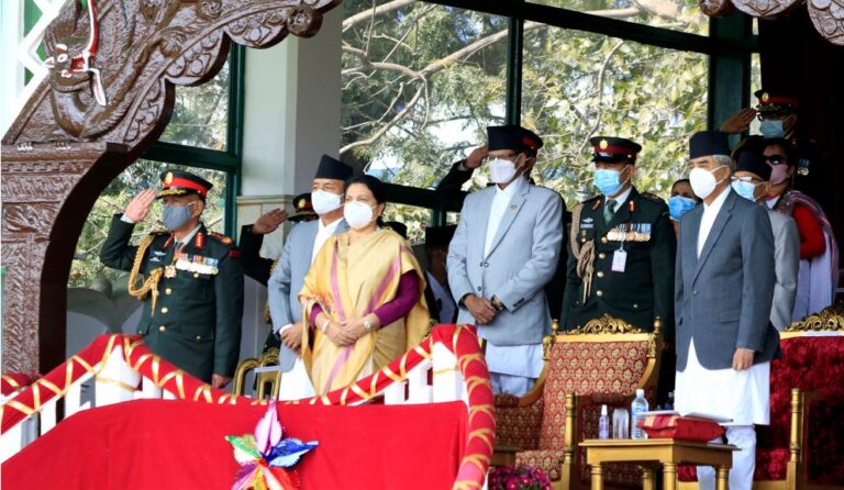 नेपाली सेनाले टुँडिखेलमा मनायाे सेना दिवस