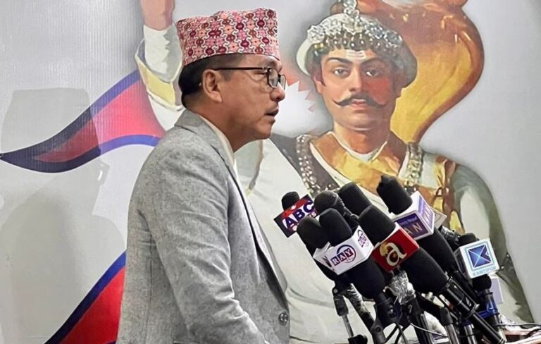 स्थानीय तह निर्वाचनमा राप्रपा एक्लै लडेको हो : अध्यक्ष लिङ्देन