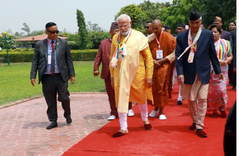 नेपाल भ्रमणमा रहेका भारतीय प्रधानमन्त्री नरेन्द्र मोदी स्वदेश प्रस्थान