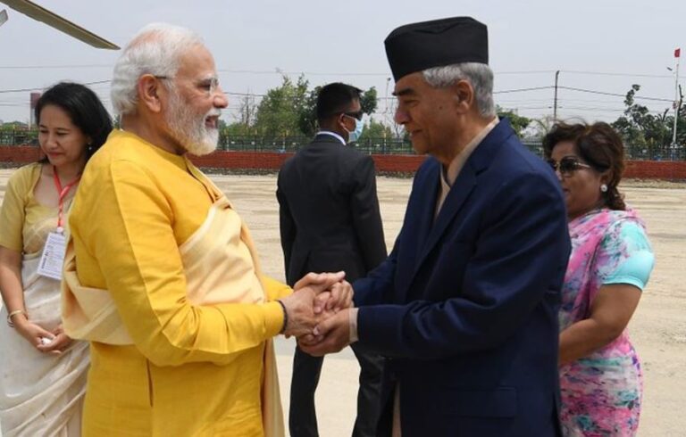 भारतीय प्रधानमन्त्री मोदीले भने, ‘न्यानो स्वागतको लागि धन्यवाद’