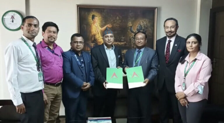 नबिल बैंक र चिकित्सक संघ बिच बिभिन्न बैंकिङ्ग सेवाका लागि सम्झौता