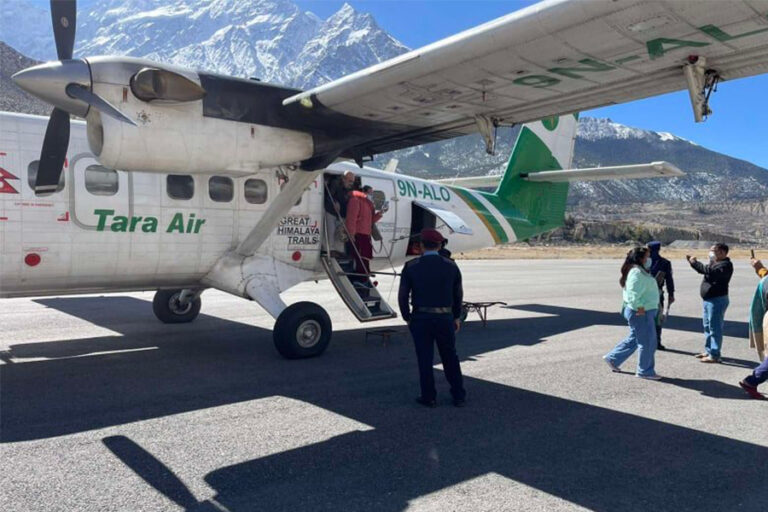 तारा एयरको जहाज जलिरहेको अवस्थामा फेला