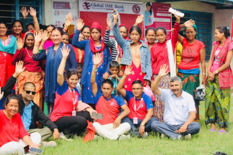 ग्लोबल आइएमई बैंक स्वस्थ नारी पहल अभियानअन्तर्गत निःशुल्क महिला स्वास्थ्य शिविरको आयोजना