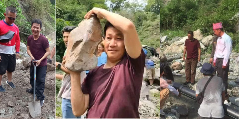 गाडी बेचेर रोलर किन्ने मेयर साम्पाङको घोषणा