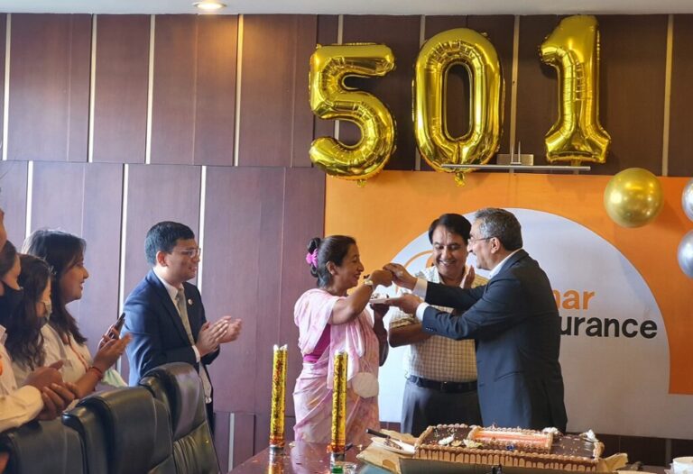 शिखर इन्स्योरेन्स निर्जीवन बीमा क्षेत्रको ५ सय १ करोड बीमाशुल्क संकलन गर्न सफल