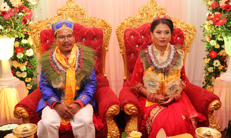 वैवाहिक बन्धनमा बाँधिए बुद्धि तामाङ