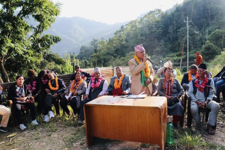 काभ्रेमा लोकतान्त्रिक–वाम गठबन्धन घरदैलो अभियानमा