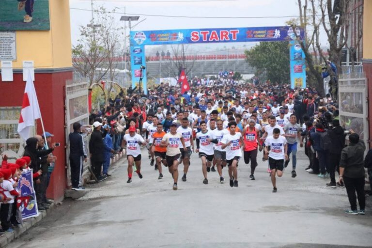 पोखरा म्याराथनको विजेताले पाँच लाख पाउने