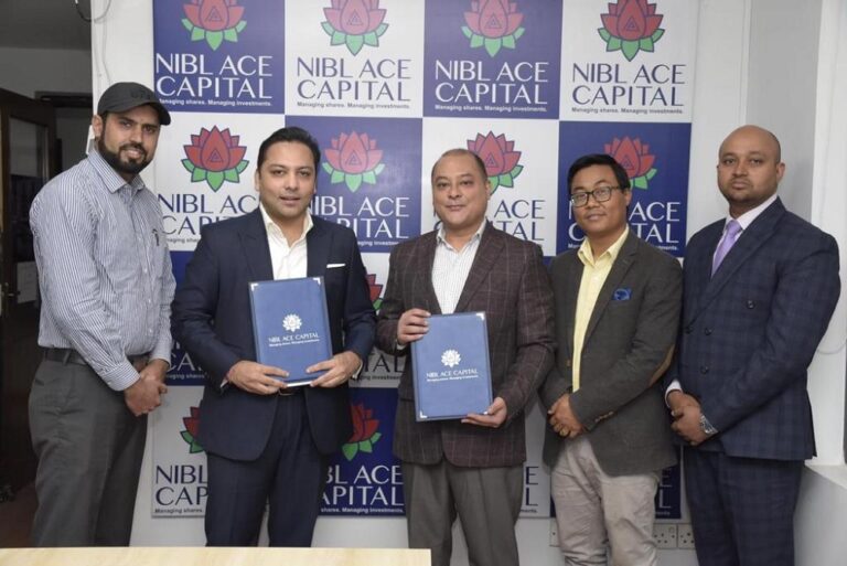 एनआईबीएल एस क्यापिटल र एचएमडीएल प्रालिबीच लगानी सम्झौता