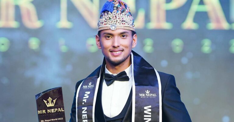 ‘मिस्टर ग्लोबल’ मा नेपालको प्रतिनिधित्व गर्दै नूतन श्रेष्ठ