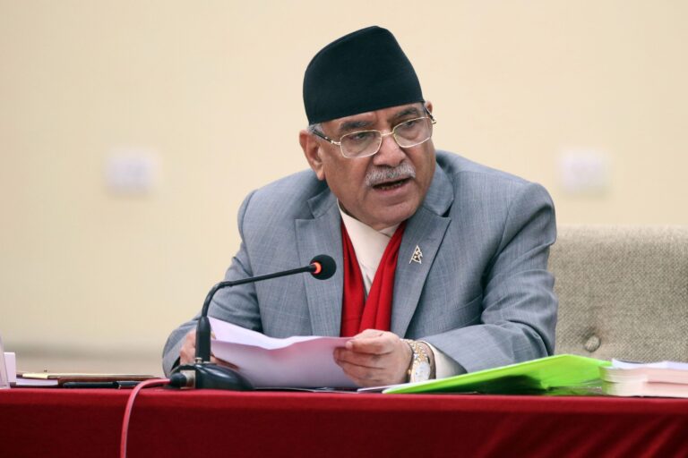 आँकडाले देशको अर्थतन्त्र सुधारोन्मुख देखायो : प्रधानमन्त्री प्रचण्ड