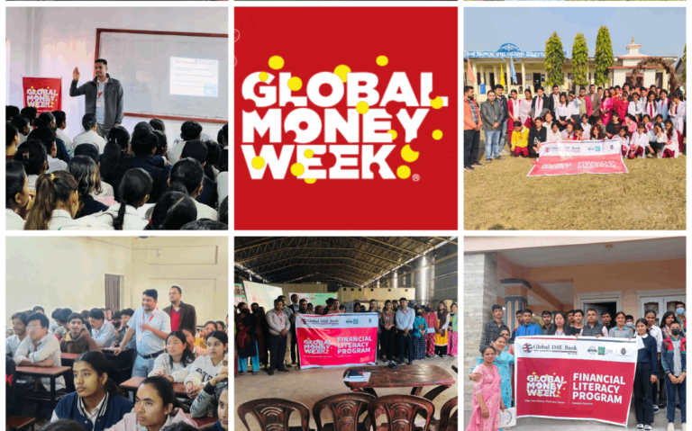 ग्लोबल आइएमई बैंकले वित्तीय साक्षरता प्रवर्द्धन गर्दै मनायो ग्लोबल मनी विक