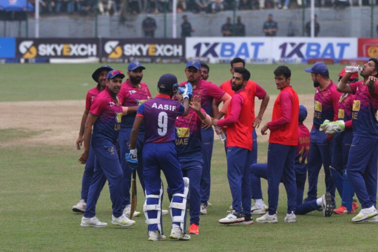 युएईलाई सहजै हराउँदै नेपाल पुग्यो एसिया कपमा