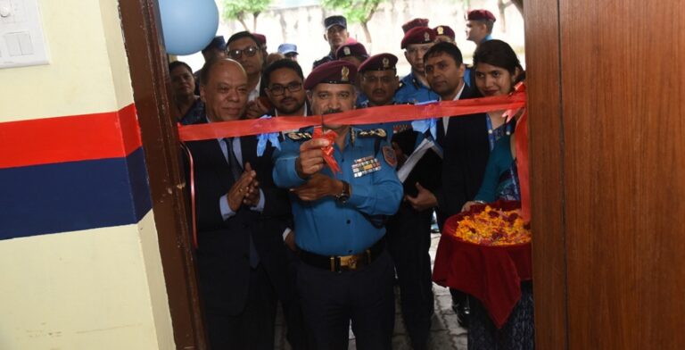प्रहरी प्रधान कार्यालयमा राष्ट्रिय वाणिज्य बैंकको एक्सटेन्सन काउन्टर