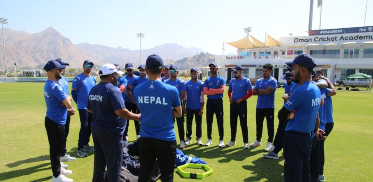 पहिलो वार्म-अप खेलमा क्यानडासँग नेपाल पराजित