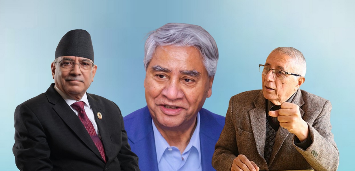 prachand deuba shekhar /प्रचण्ड, देउवा र शेखरबीच सहमति- गठबन्धन कमजोर हुन दिन्नौं