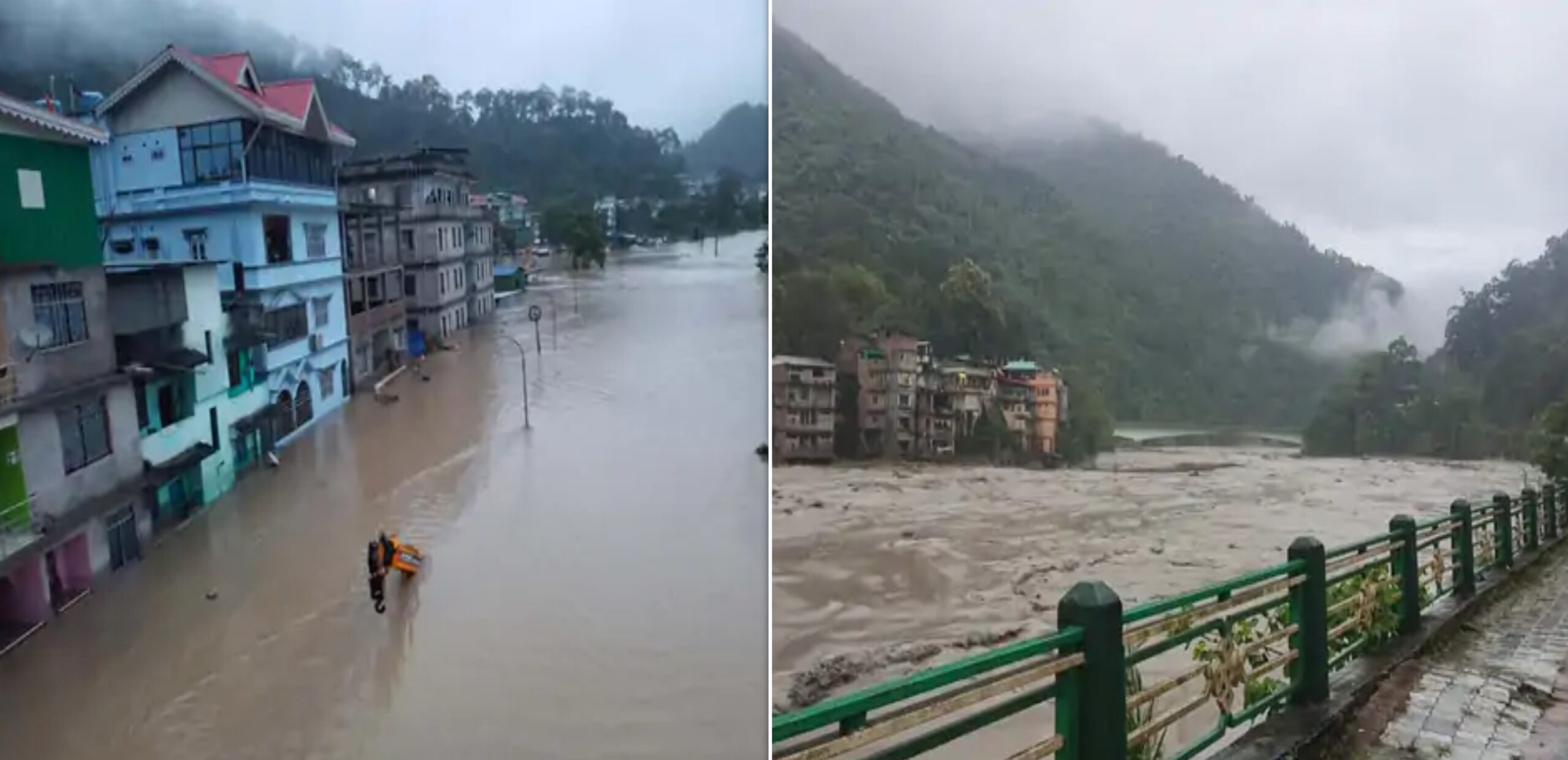 sikkim/सिक्किममा बादल फाटेर बाढी, २३ सैनिक बेपत्ता