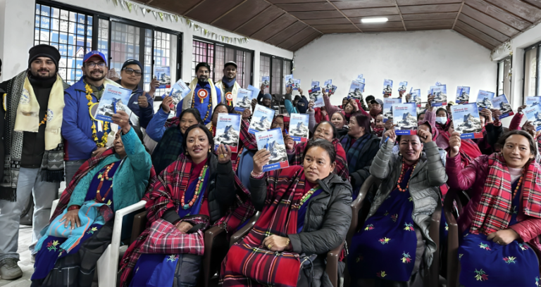 माछापुच्छ्रे बैंकद्धारा अन्नपूर्ण आधार शिविरमा वित्तीय तथा डिजिटल साक्षरता
