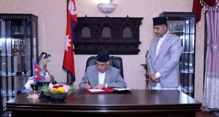 राष्ट्रपतिबाट ‘मतदाता नामावली ऐन संशोधन’ अध्यादेश जारी