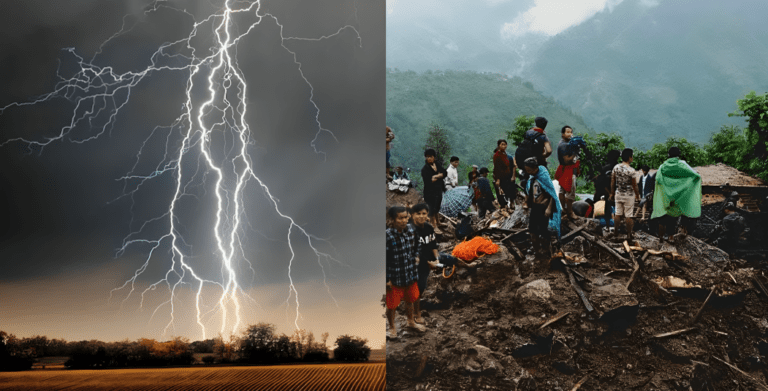 मनसुन सक्रिय हुँदा सुरुभयो विपत्ति : पहिरो र चट्याङमा परी ९ जनाको मृत्यु