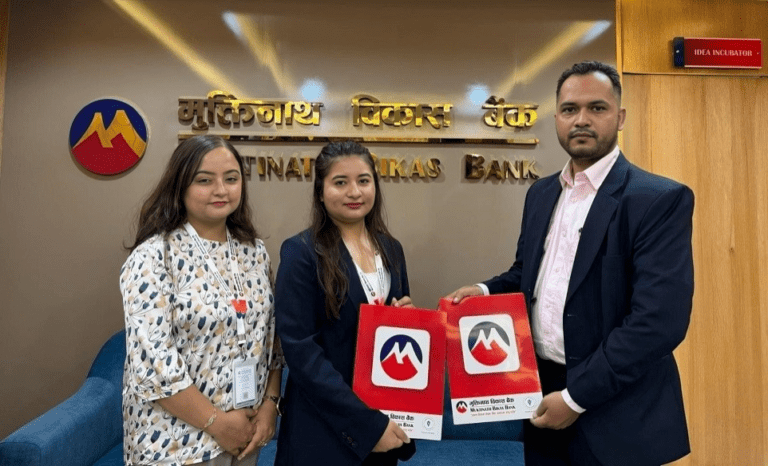 मुक्तिनाथ विकास बैंकका ग्राहकलाई धादिङको त्रिशूली वीचमा १५ % सम्म छूट