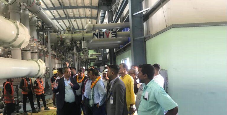 ऊर्जामन्त्री खड्काद्वारा ढल्केवर सबस्टेसनको निरीक्षण