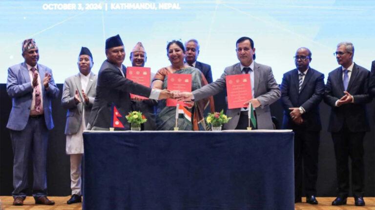 नेपालबाट ४० मेगावाट बिजुली बंगलादेशमा बिक्री गर्नेसम्बन्धी त्रिपक्षीय सम्झौतामा हस्ताक्षर