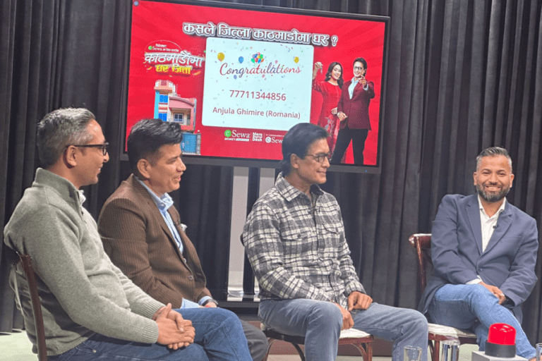 इसेवा मनि ट्रान्सफरको काठमाडौंमा घर जित्ने विजेता घोषणा