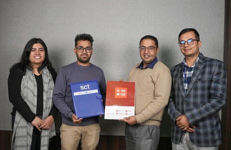एससीटी र हाम्रो पेबीच ‘स्मार्ट क्यूआर’मार्फत भुक्तानी सेवा सञ्चालनको लागि सम्झौता