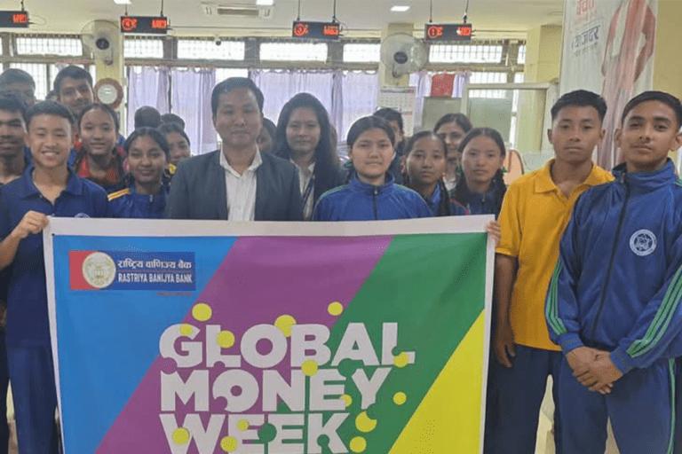 ग्लोबल मनी विकको अवसरमा राष्ट्रिय वाणिज्य बैंकद्वारा देशभर वित्तीय साक्षरता कार्यक्रम