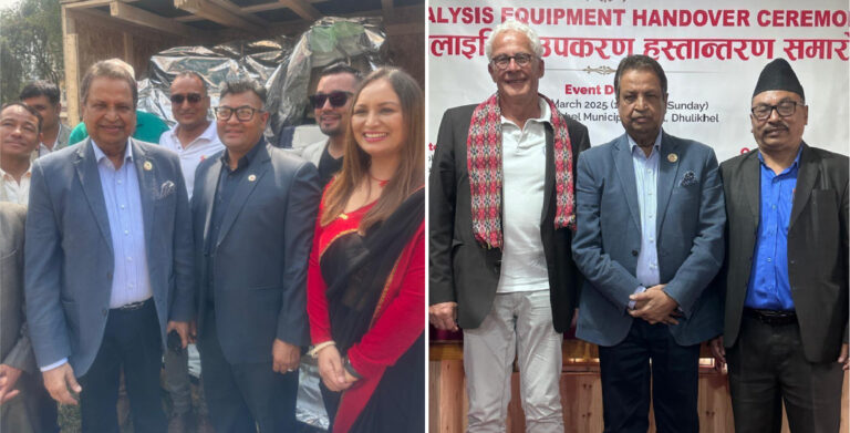 बर्दघाटको चौपता अस्पताललाई ६ वटा डायलासिस मेसिन हस्तान्तरण