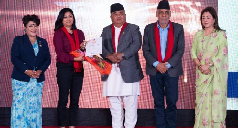 एनसेल उत्कृष्ट बहुराष्ट्रिय कम्पनीको रुपमा सम्मानित
