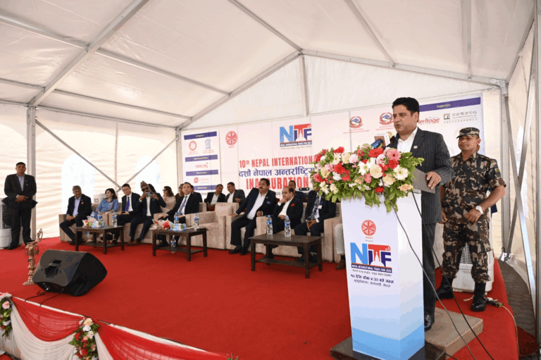 व्यवसायीहरूलाई उद्योगीमन्त्रीको आग्रह- उत्पादन र उत्पादकत्व वृद्धि गरि निर्यात प्रवर्द्धनमा लाग्नू
