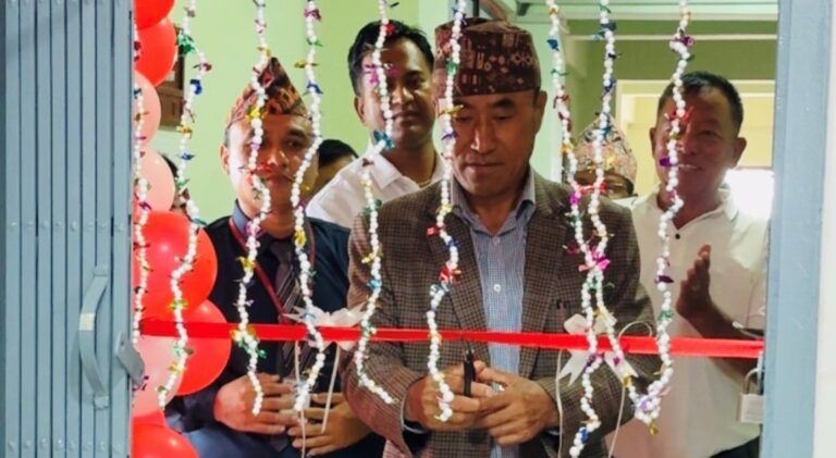 हिमालयन बैंकको लमजुङस्थित गौँडा शाखा स्थानान्तरण