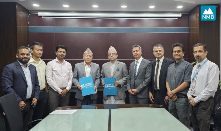 एनएमबि बैंकद्वारा माथिल्लो मैवा जलविद्युत आयोजनाको वित्तीय व्यवस्थापन
