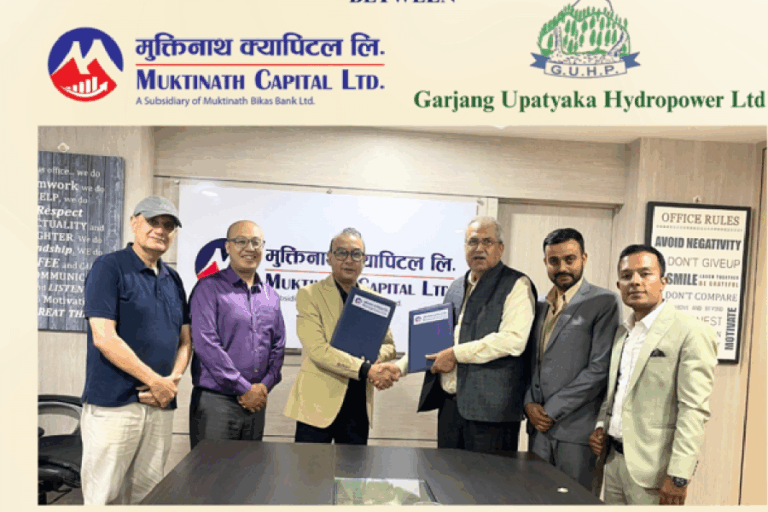 गर्जाङ उपत्यका हाइड्रोपावरले आईपीओ निष्काशन गर्ने, बिक्री प्रबन्धकमा मुक्तिनाथ क्यापिटल