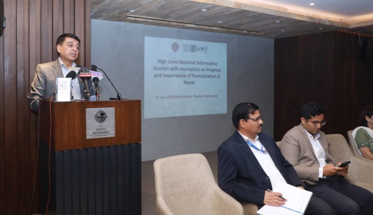 अनौपचारिक अर्थतन्त्र राष्ट्रको तगारो, औपचारिक बनाउन सहुलियत देऊ: महासंघ अध्यक्ष ढकाल